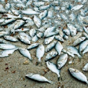 Thousands of dead fish wash up on beach on Texas gulf coast