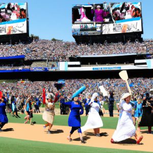 Thousands of protesters descend upon Dodger Stadium, take over entire block as team honors ‘drag nun’ group