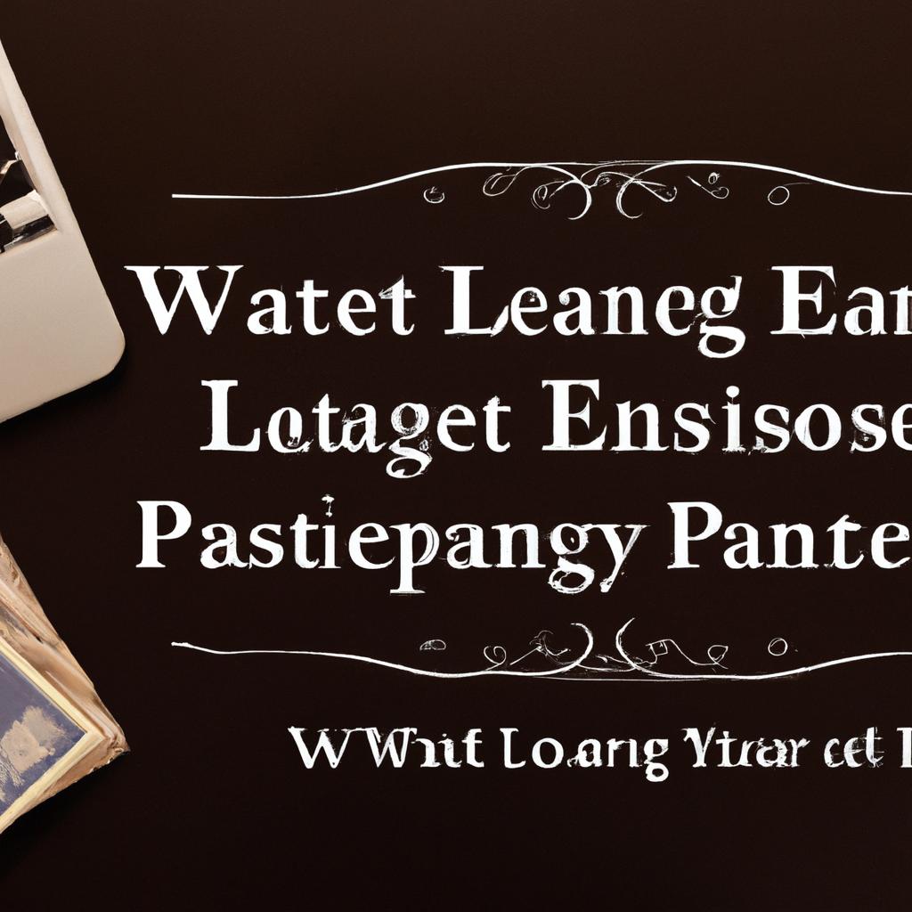 Taking Control of Your Legacy: The Importance of Wills and Estate Planning