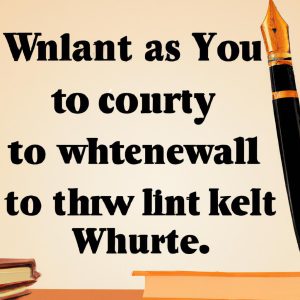 The Consequences of Not Writing a Will: What You Need to Know